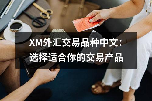 XM外汇交易品种中文：选择适合你的交易产品